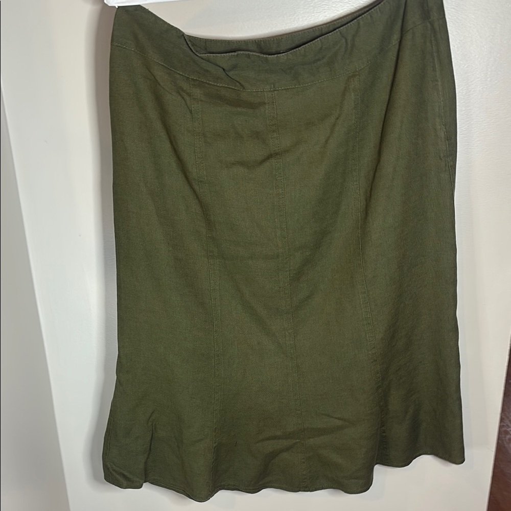 Olive Green Women's Skirt